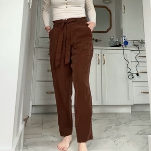 Chocolate Brown high waisted soft pants